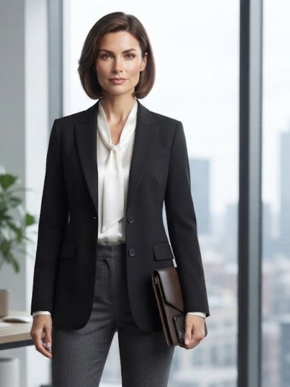 NWT H&M Long Jacket / Blazer Dress Black XS